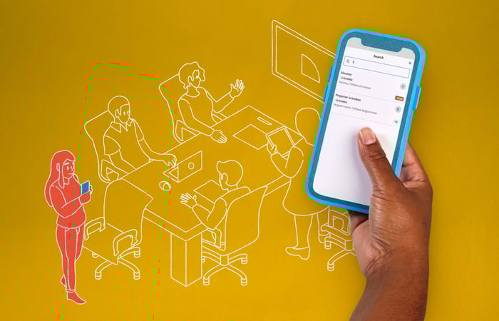 TOPdesk Mobile - Yellow - Landing